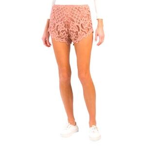 Free People Adela Lace Shorts